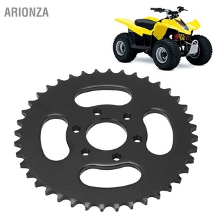 Arionza เฟืองโซ่ด้านหลัง สเตนเลส 37 มม. รูด้านใน 6 รู 428 40T สีดํา สําหรับรถ Atv Quad Bike 4 ล้อ