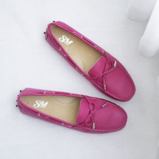 Soulmate Shoes รองเท้าหนังแท้ Mellow Mate in Hot Pink