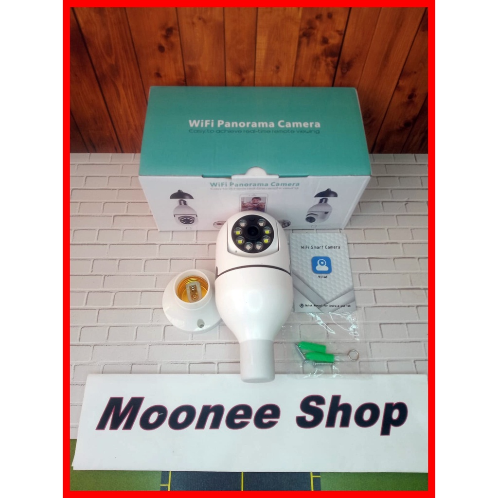 กล้องวงจรปิดไร้สายหลอดไฟ HD 2021 P Yiioot APP HD 1080 กล้อง IP ใหม่ 2MP E27 กล้อง IP Cctv E27, หลอดไ