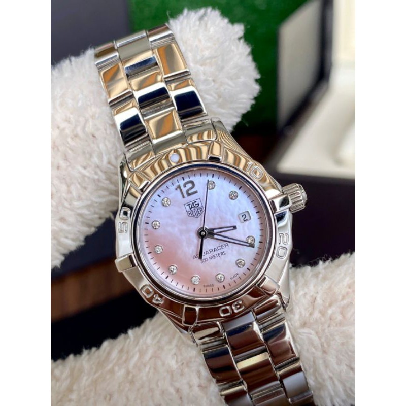 ของแท้100% 🛍💖 นาฬิกา Tag Heuer Aquaracer Diamond Lady Pnk Gel 29mm