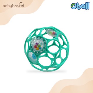 Oball 4" Rattle ลูกบอลยาง พร้อมลูกปัดเสริมพัฒนาการ