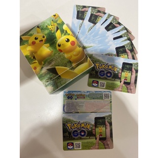 การ์ด และรหัสสุ่มของรางวัลในเกม pokemon go 10 ใบ 150 บาทเท่านั้น แลกชิงของรางวัลมากมาย สุ่มจากเจ็ดแบบ พิเศษสุดชุดcostume