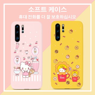 เคสโทรศัพท์สำหรับ Huawei Y7A Nova 7 7i 6 7 SE 5T Y7P 2020 Y6P Y5P Y8P Y9 Prime 2019 Y9S Y6S P40 Pro Plus Lite E Y7 Pro 2019 P20 P30 Lite P20 P30 Pro Plus Nova 3e 3i 4e 5Z 5 5i Pro Mate 20 30 Pro Life P Smart Case Cover HelloKitty กรณีสำหรับเด็กผู้หญิง