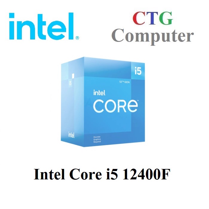 CPU (ซีพียู) INTEL CORE I5 12400F 2.5 GHz (LGA 1700)