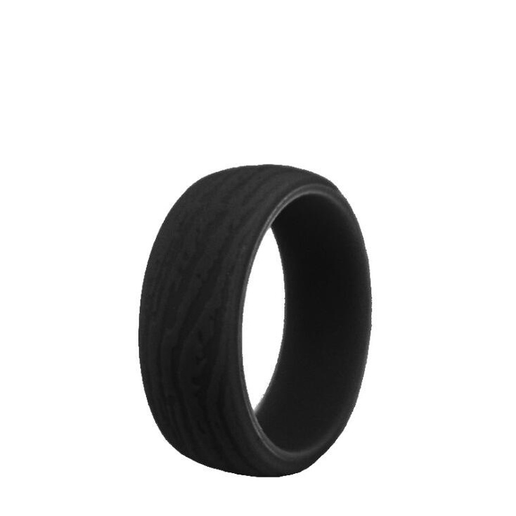 เครื่องประดับ แหวนยางซิลิโคนเจล แบบนิ่ม ขนาด 8.7 มม. เหมาะกับใส่เล่นกีฬากลางแจ้ง งานแต่งงาน จํานวน 1 ชิ้น