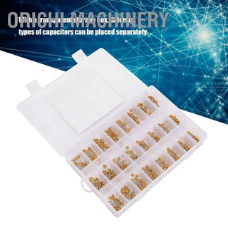 Orichi Machinery ตัวเก็บประจุเซรามิก 24 แบบ 0.1uf-100nf 50V 720 ชิ้นพร้อมกล่องเก็บ