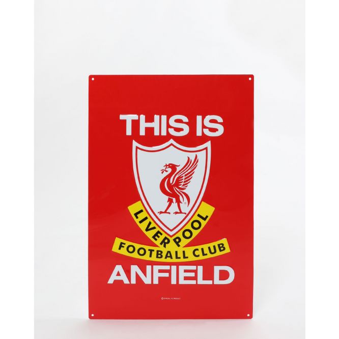 ป้ายโลหะ ลิเวอร์พูล ลาย This is Anfield