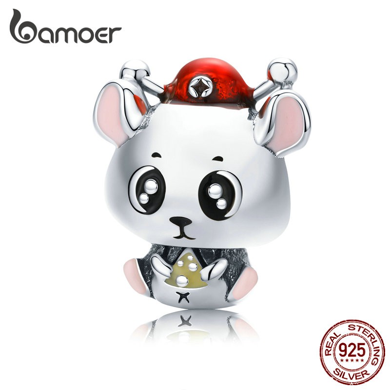 BAMOER จี้เงิน 925 Baby Mouse BSC113