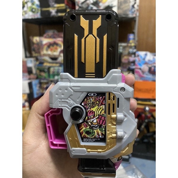 Dx Maximum Mighty X Gashat กาแชท lv99 อุปกรณ์เสริม มาสไรเดอร์เอ็กเซด Kamen Rider Ex-aid gamer driver