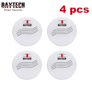 🔥ส่งไวจากไทย🔥Daytech เครื่องตรวจจับควัน แบตเตอรี่ 10 ปี ระบบรักษาความปลอดภัย 4pcs(SM07)