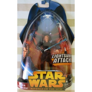 Star Wars Revenge of the Sith Anakin Skywalker Lightsaber Attack Action Figure 3.75"