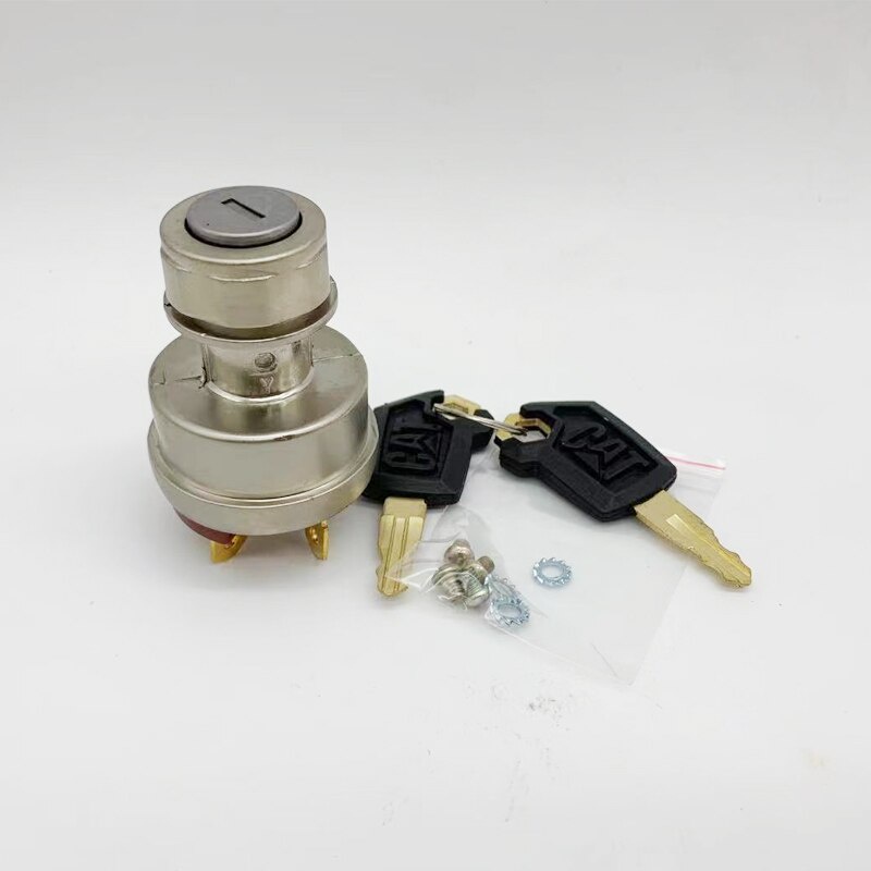 ชิ้นส่วนรถขุดแมว E200B สวิตช์จุดระเบิด E320 สวิตช์จุดระเบิด 5 สาย 3E-0156