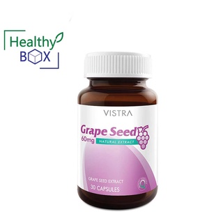 VISTRA Grape Seed 60 mg 30 เม็ด (V)