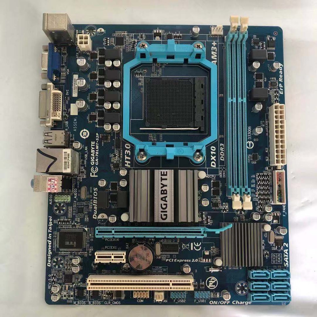Gigabyte GA78LMTS2P Motherboard 760G DDR3 USB2.0 16G 78LMT S2 Desktop Mainboard Socket AM3