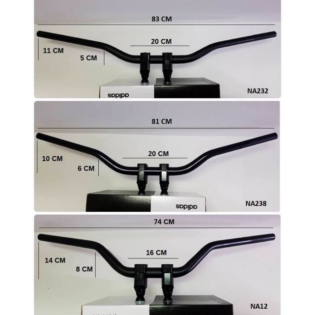 แฮนด์บาร์อ้วน ขนาดตุกต๊กตา 28 MM ปลายแฮนด์ 22 MM