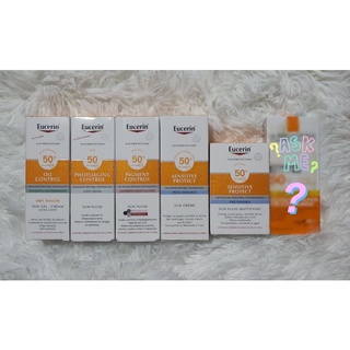 Eucerin Sun Oil Control Dry Touch sun gel cream SPF50+ ขนาด 50ml.