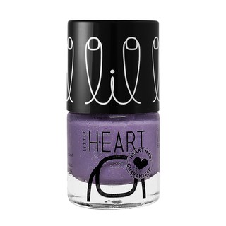 LITTLE HEART ยาทาเล็บเด็ก Yummy Gummy 8ml. สีม่วงกลิทเทอร์ กลิ่นพีช