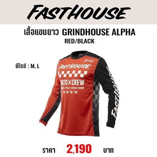 เสื้อแขนยาว FASTHOUSE GRINDHOUSE ALPHA  RED/BLACK