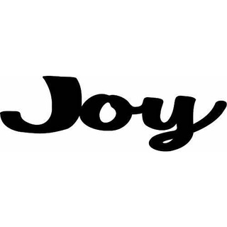 สติกเกอร์ติดผนัง โลหะ ลาย Joy Word สําหรับตกแต่งบ้าน | สติกเกอร์โลหะ ยาว 9 นิ้ว X 4 นิ้ว สําหรับตกแต่งผนังบ้าน