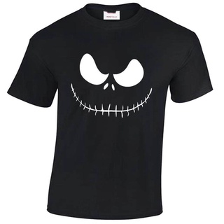 [S-5XL] เสื้อยืดลําลอง แขนสั้น พิมพ์ลาย Jack Skellington Nightmare Before Christmas คุณภาพสูง สําหรับผู้ชาย 2022