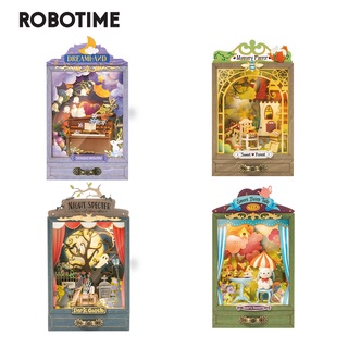 Robotime Rolife Nanci บ้านตุ๊กตาไม้จิ๋ว ของขวัญวันเกิด DIY