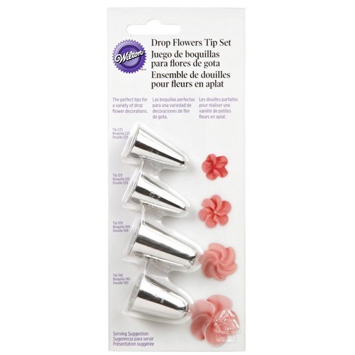 Wilton 4-Pc. Drop Flowers Tip Set