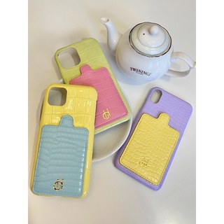 Classic Cardholder Phone Case (Two-Tone) - Pastel Collection
