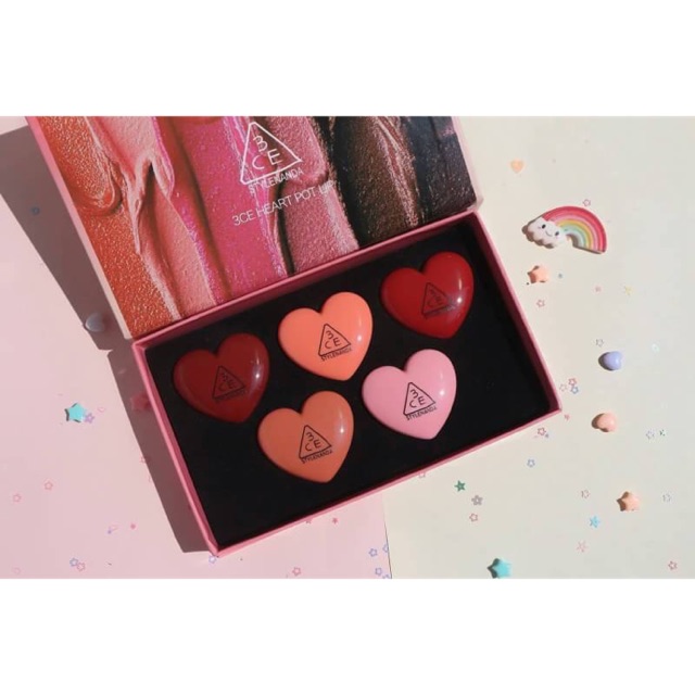 ❤️3ce  heart po lip