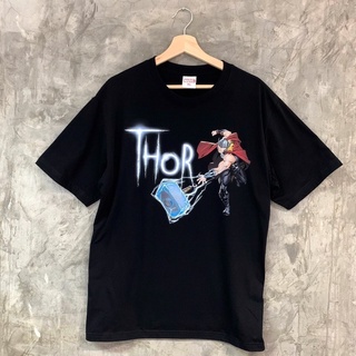 Thor Marvel T-shirt เสื้อลายธอร์ เทพเจ้าสายฟ้า เสื้อยืดมาร์เวล ลิขสิทธิ์แท้100%S-5XL