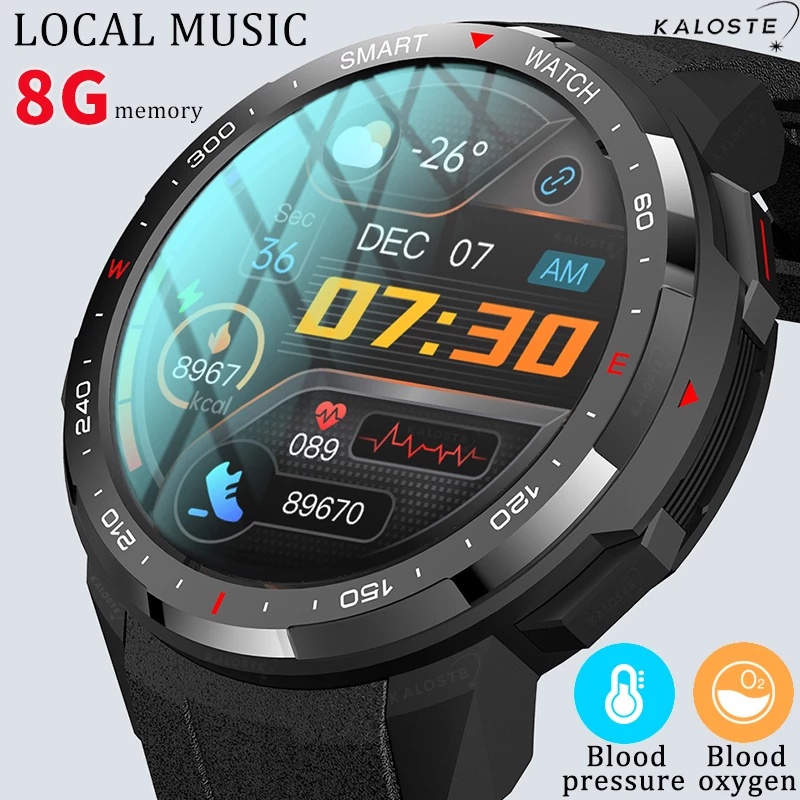 2022 Men Smart Watch Women 8G Local Music Bluetooth Call Smartwatch Sport Fitness Tracker for
