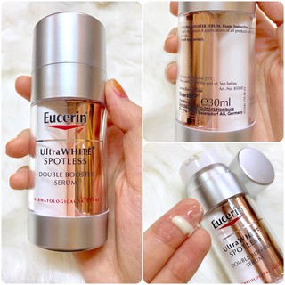 EUCERIN ULTRAWHITE+ SPOTLESS DOUBLE BOOSTER SERUM 30 ml. ของแท้ 100%