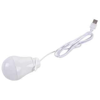 In Stock - Dc 5v 5 W หลอดไฟ Led โคมไฟ Usb แบบพกพาสําหรับกลางแจ้ง ( สีขาว )