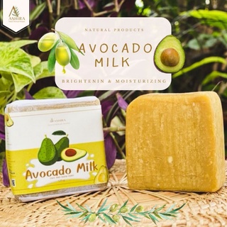 สบู่อะโวคาโดนมสดสบู่สำหรับคนผิวแห้ง Avocado Milk Soap🥑