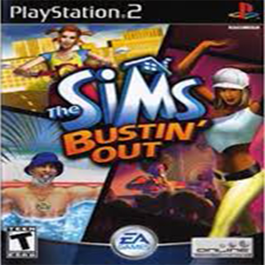 แผ่นเกมส์[PlayStation2]The Sim Bustin Out [USA]