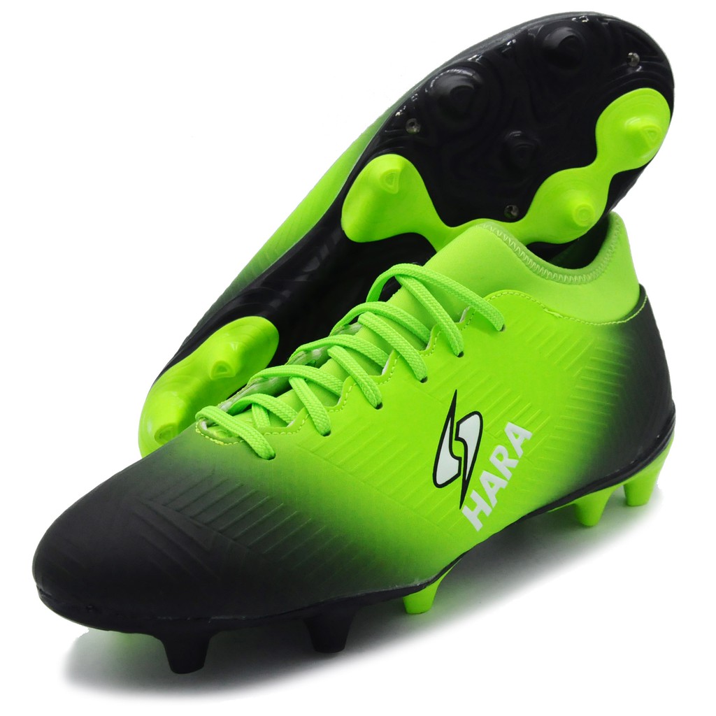 HARA Sports รองเท้าฟุตบอล รองเท้าสตั๊ด รุ่น F10 สีเขียว-ดำ