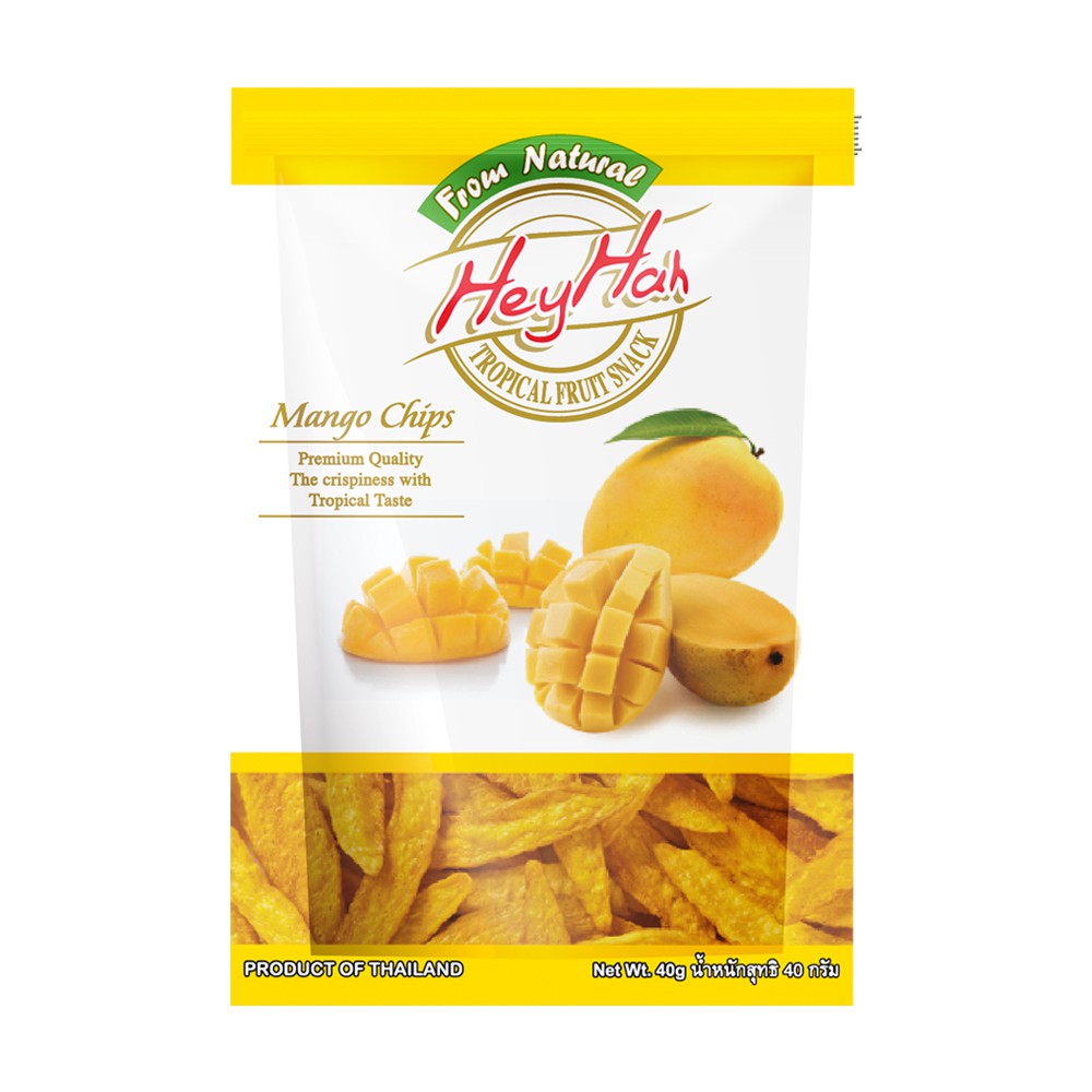 Organic Pavilion Heyhah มะม่วงกรอบ Mango chips (40g)
