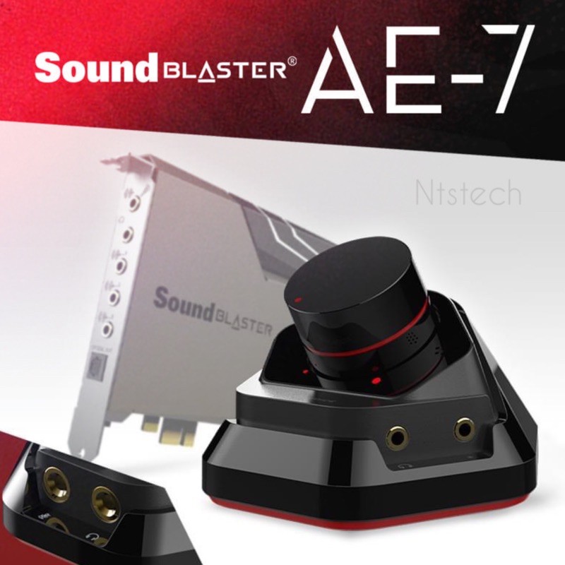 Sound Card ซาวด การ ด Creative Sound Blaster X Ae 7 Black แท 100 ประก นศ นย ไทย 2 ป Shopee Thailand