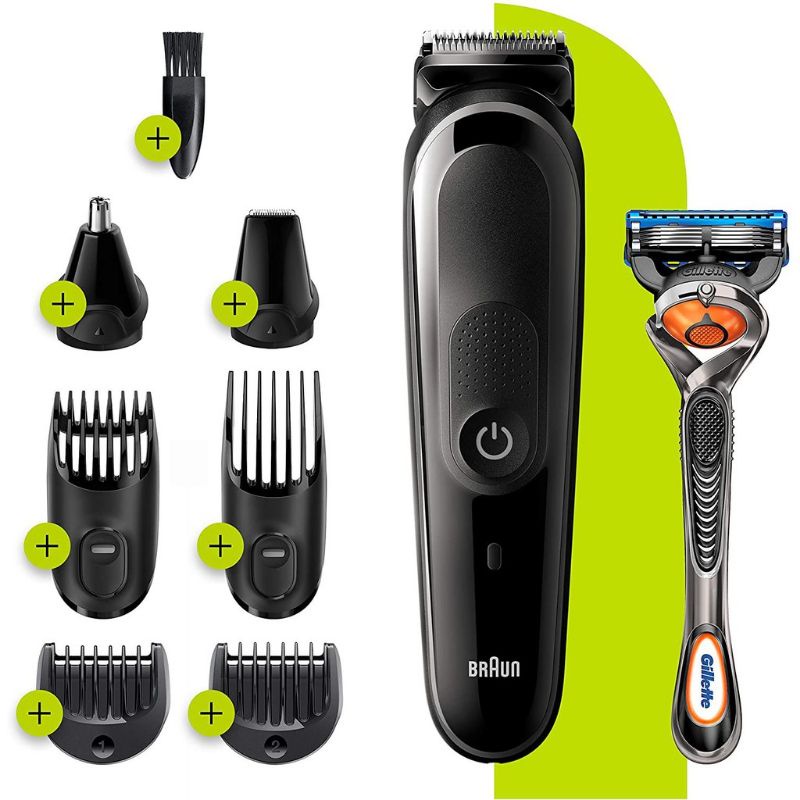 BRAUN 8 IN 1 Styling Kit เครื่องตกแต่งหนวดเคราและผม รุ่น MGK-5260 ของ ...