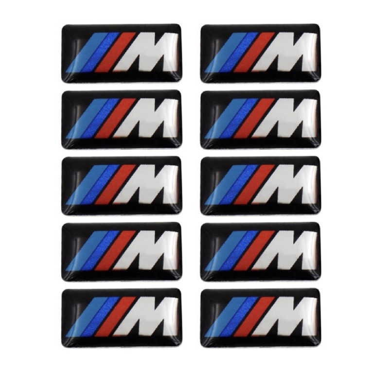 สติ๊กเกอร์ BMW LOGO / Msport logo ติดพวงมาลัย / ล้อ