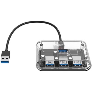 Orico 4 Port USB 3.0 Hub Clear (LV1U3-4A)