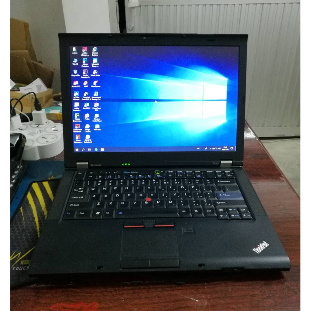 โน๊ตบุ๊คมือสอง สภาพดี Notebook Lenovo ThinkPad T410 i5@520M(RAM:4GM/HDD:320GB) ขนาด 14 นิ้ว