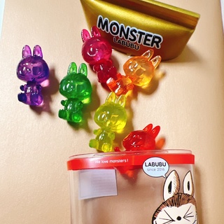 【ของแท้】POPMART Labubu the Monsters Candy Series กล่องสุ่ม ตุ๊กตาฟิกเกอร์