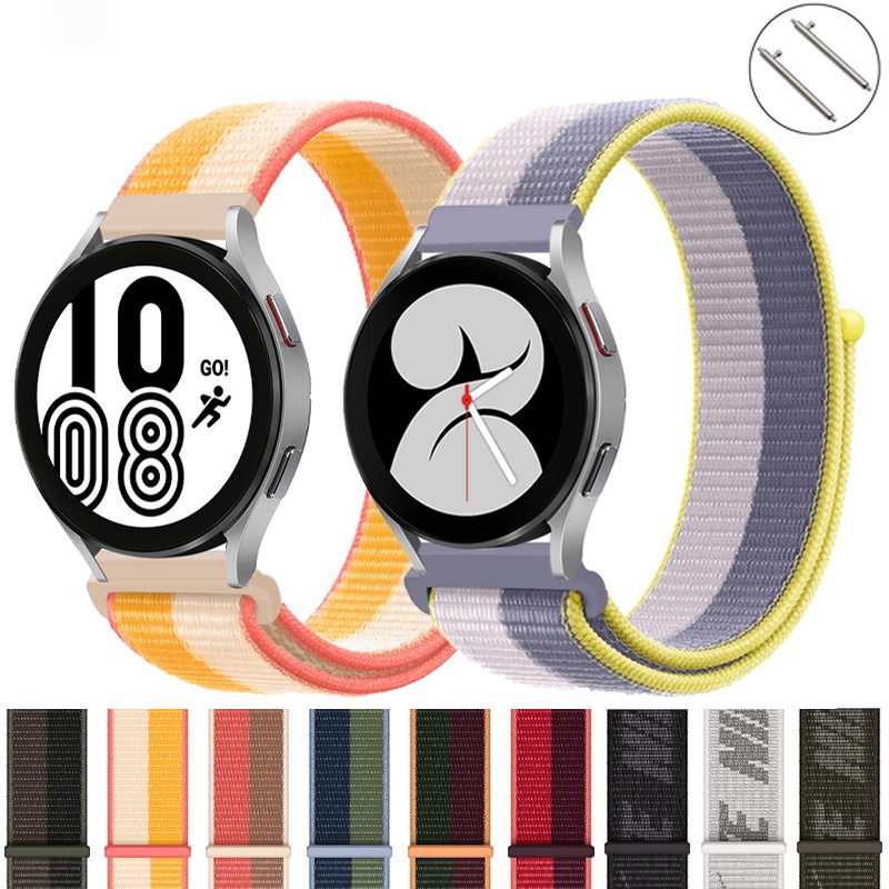 Uthai F22 สายนาฬิกาข้อมือไนล่อน 22 มม. 20 มม. สําหรับ Samsung Galaxy Watch5 4 3 classic 5 Pro active 2 Gear S3 Huawei watch GT 2 3