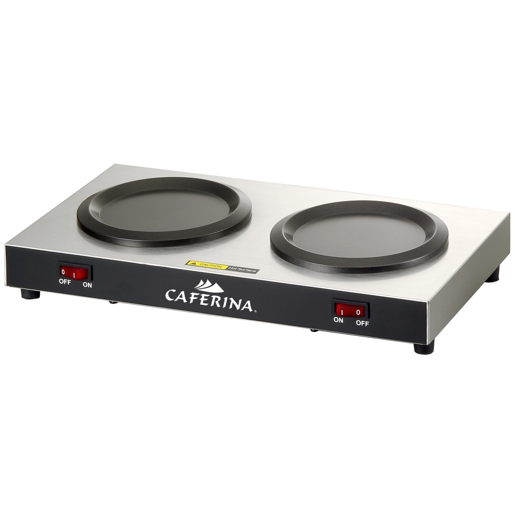 เครื่องอุ่นกาแฟ 2 ถาดเทฟลอน รุ่น THP-2202 กำลังไฟ 150-175 วัตต์ มีสวิสต์เปิดปิดแยกอิสระทั้ง 2 ถาด