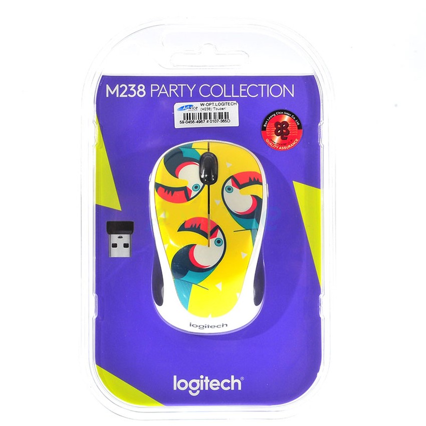 LOGITECH Wireless Optical Mouse (M238) Toucan