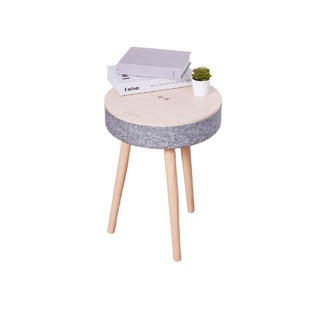 [ช้อปดีมีคืน] โต๊ะลำโพง Bluetooth พร้อมที่ชาร์จไร้สาย Bluetooth Speaker Table with Wireless Charging
