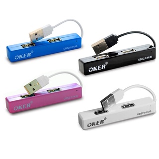 Oker USB Hub 2.0 4 ช่อง รุ่น H-408 HUB