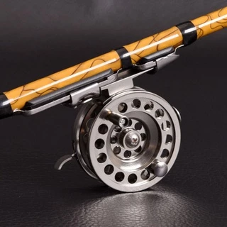 โลหะอลูมิเนียมอัลลอยด์ Fly Fishing Reel สําหรับ Lake เหยื่อน้ําเค็ม Casting Tackle ฤดูหนาวตกปลาน้ําแข็ง Reels 1:1 ปลาหล่อกลองล้อ 240731