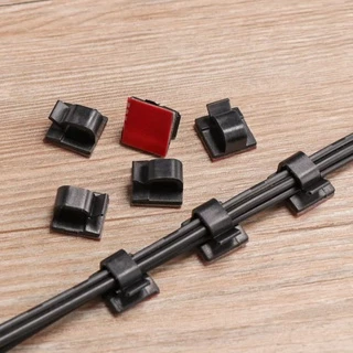(50Pcs) #3M คลิปจัดสายไฟในรถยนต์ กาว 3M ติดแน่น (14.9*14.9 mm.) ลอกไม่ทิ้งคราบกาวสี่เหลี่ยมเล็ก