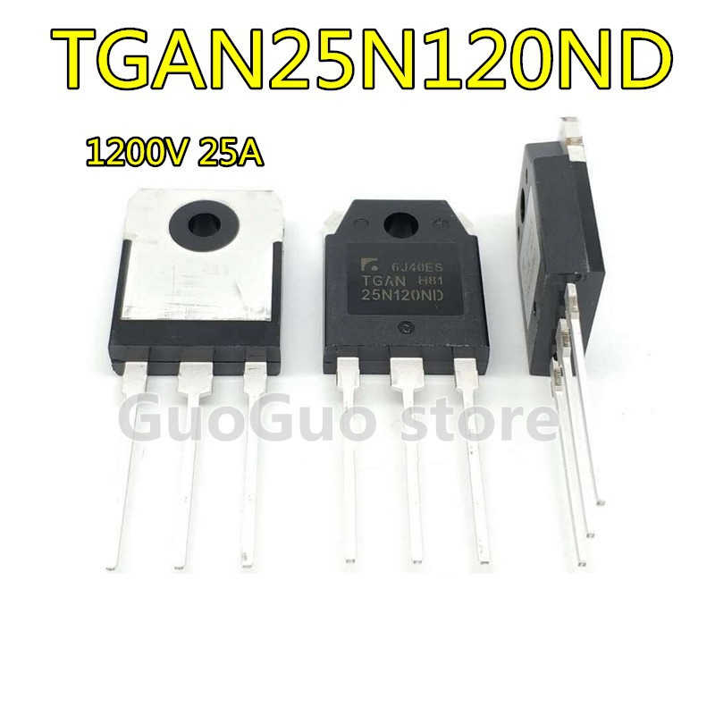 2pcs 25N120ND TO-3P TGA25N120ND TGAN25N120ND 25N120 TO3P 25A/1200V IGBT สําหรับเตาแม่เหล็กไฟฟ้าอินเว